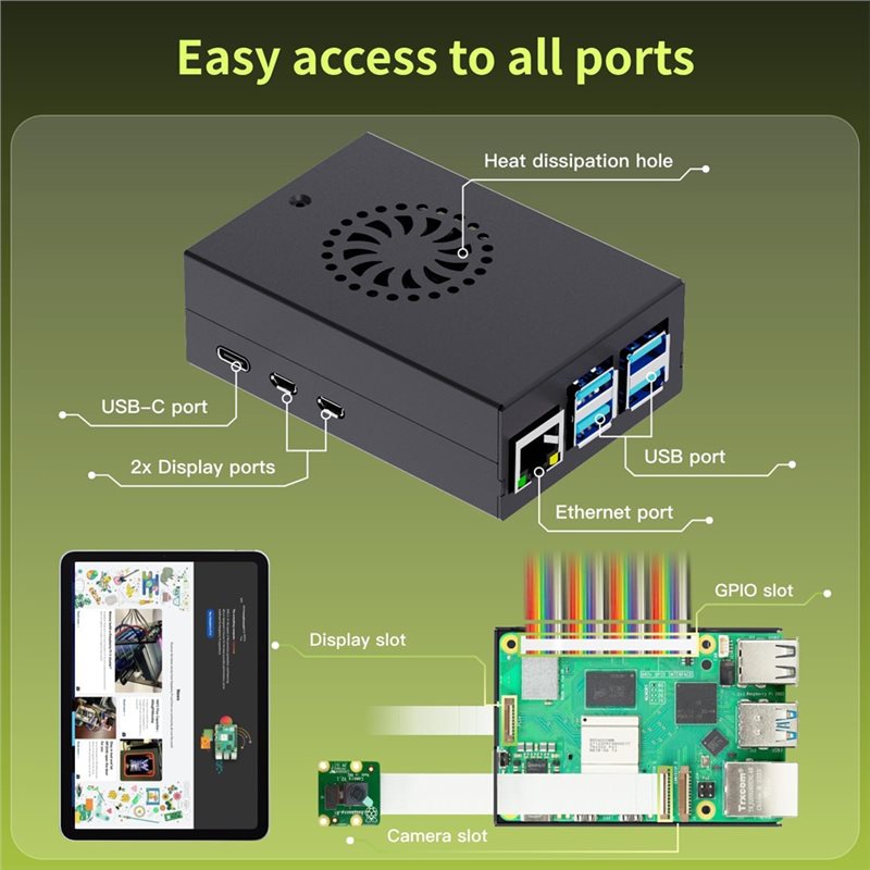 AS95-For Irasptek Starter Kit  - Raspberry Pi 5 8Gb Kit 评论和价格
