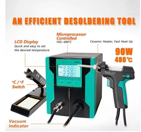 ESD Safe SS-331H Digital Elect - Desoldering Gun Vacuum Electric 评论和价格